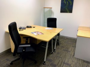 private office with telephone service