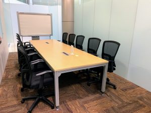 small meeting room frosted glass