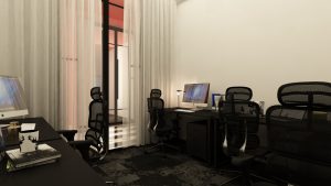 office space with fully furnished